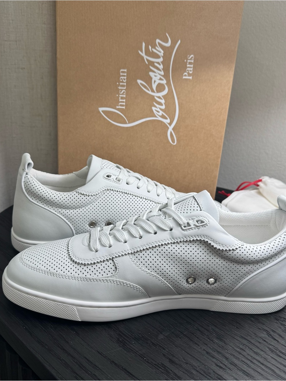 Christian Louboutin Tutti Rui Sneakers Leather White - Picture 5 of 8
